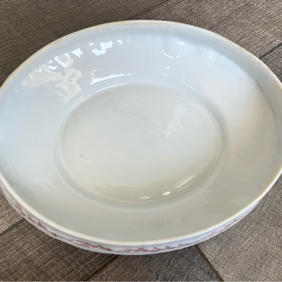 Victoria Austria Porcelain Floral Serving Bowl 9.5” Oval with Lid - Picture 3 of 9